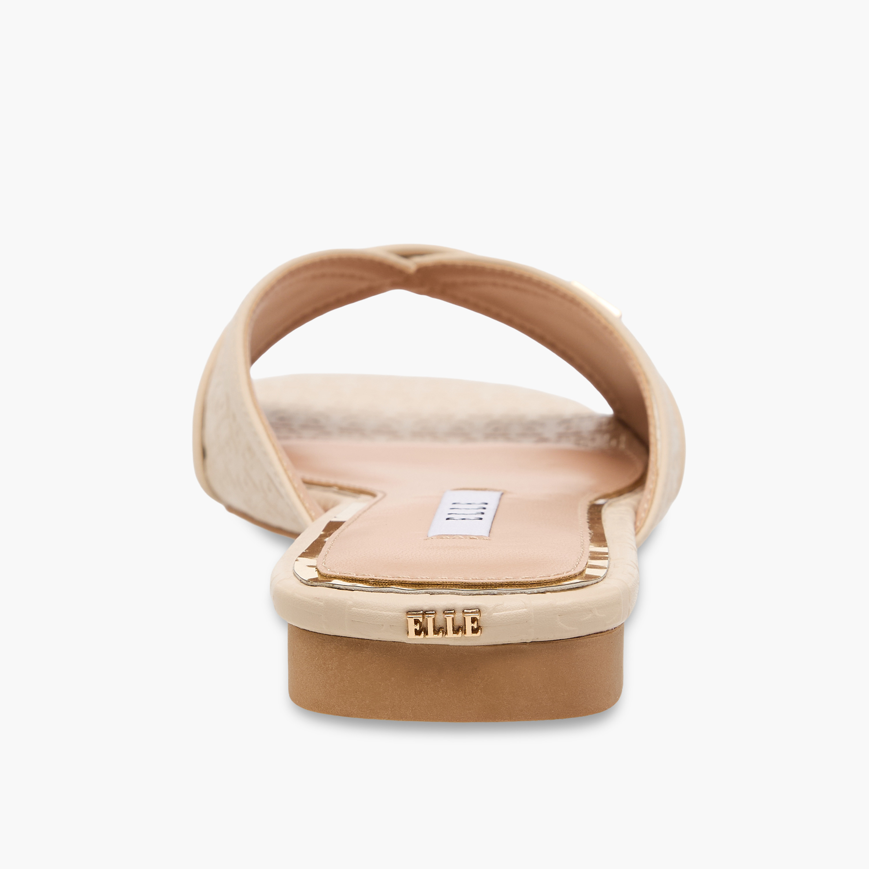 Elle Women Monogram Debossed Slide Sandals-women-shoes-flats-sandals-image-5