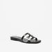 Elle Women's Textured Slip-On Sandals-Women%27s Flat Sandals-thumbnailMobile-0
