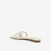 Elle Women's Textured Slip-On Sandals-Women%27s Flat Sandals-thumbnail-1