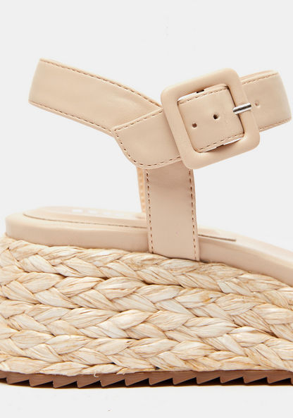 Missy Strap Sandals with Flatform Heels and Buckle Closure-Women%27s Heel Sandals-image-3