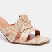 Celeste Women's Animal Textured Slip-On Block Heels-Women%27s Heel Sandals-thumbnail-5