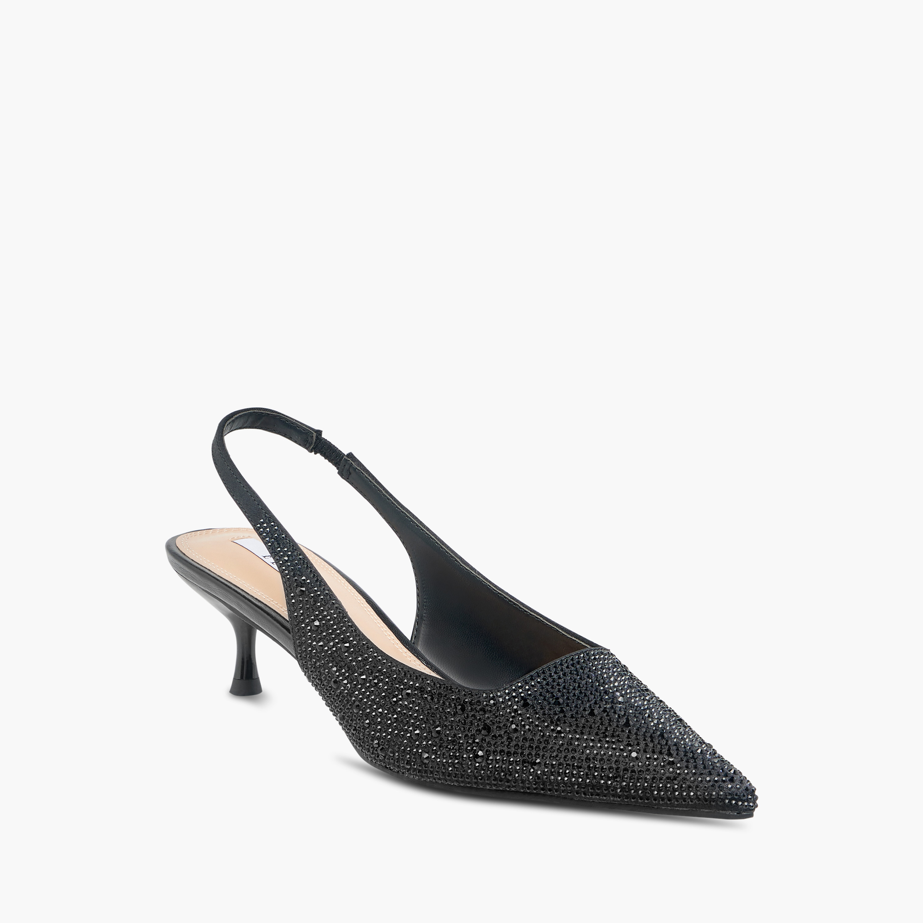 حذاء نسائي بكعب صغير وحزام خلفي بنقوش مونوجرام من إيل-women-shoes-sandals-heeled-image-2