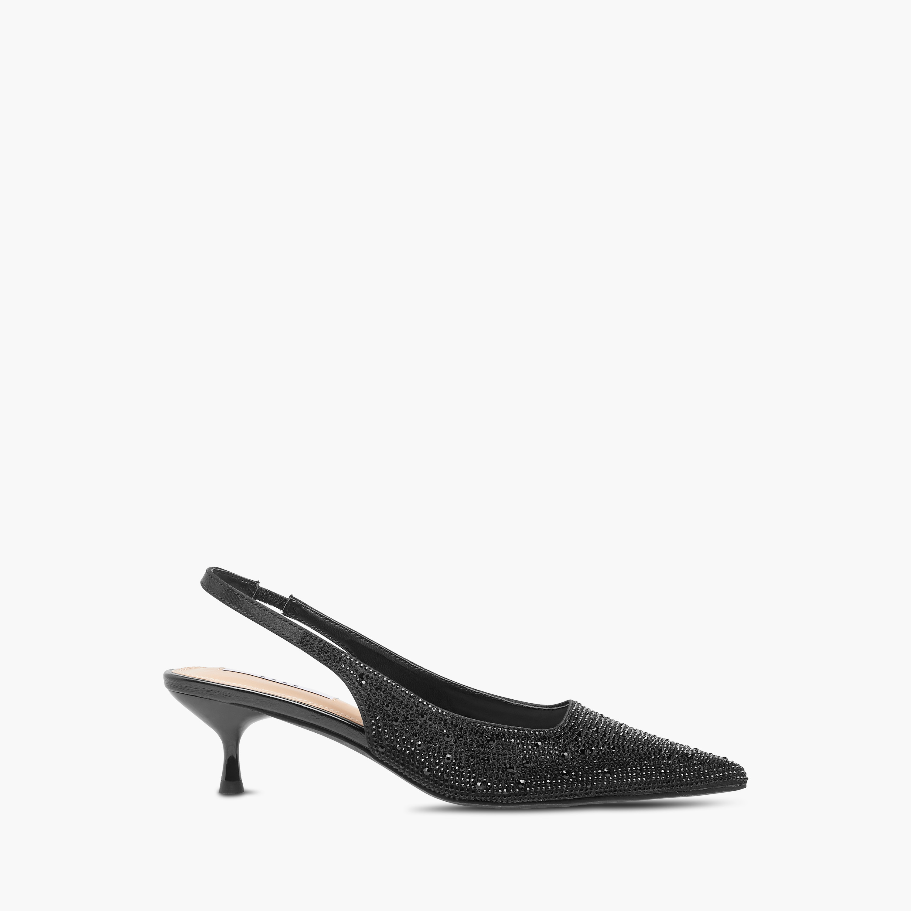 حذاء نسائي بكعب صغير وحزام خلفي بنقوش مونوجرام من إيل-women-shoes-sandals-heeled-image-3