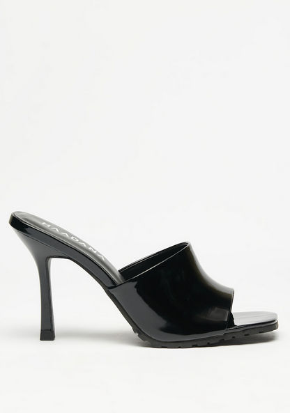 Haadana Solid Slip-on Sandals with Stiletto Heels-Women%27s Heel Sandals-image-1