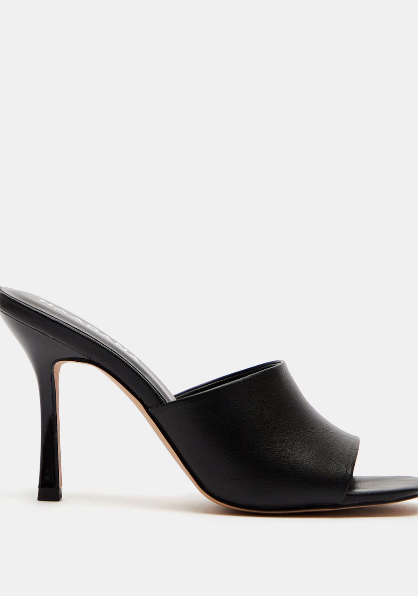 Haadana Solid Slip-On Sandals with Stiletto Heels-Women%27s Heel Sandals-image-0