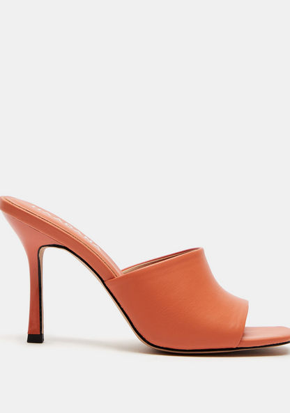 Haadana Solid Slip-On Sandals with Stiletto Heels-Women%27s Heel Sandals-image-0