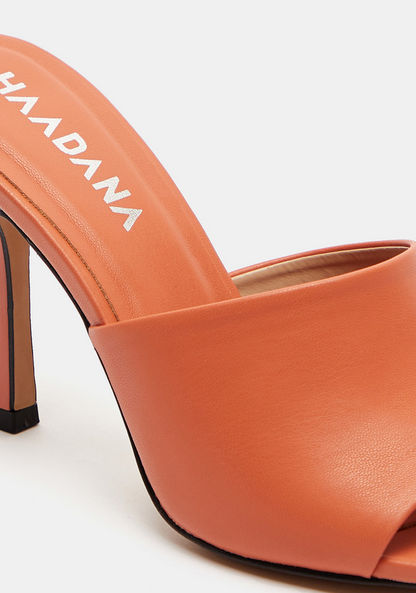 Haadana Solid Slip-On Sandals with Stiletto Heels-Women%27s Heel Sandals-image-5