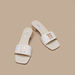 Elle Women's Monogram Print Slide Sandals with Block Heels-Women%27s Heel Sandals-thumbnailMobile-2