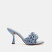 Celeste Women's Weave Detail Slip-On Sandals with Stiletto Heels-Women%27s Heel Sandals-thumbnailMobile-0