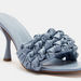 Celeste Women's Weave Detail Slip-On Sandals with Stiletto Heels-Women%27s Heel Sandals-thumbnailMobile-2