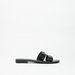 Celeste Women's Textured Open Toe Slip-On Sandals-Women%27s Flat Sandals-thumbnailMobile-1