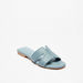 Celeste Women's Textured Open Toe Slip-On Sandals-Women%27s Flat Sandals-thumbnail-0