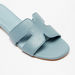 Celeste Women's Textured Open Toe Slip-On Sandals-Women%27s Flat Sandals-thumbnailMobile-4