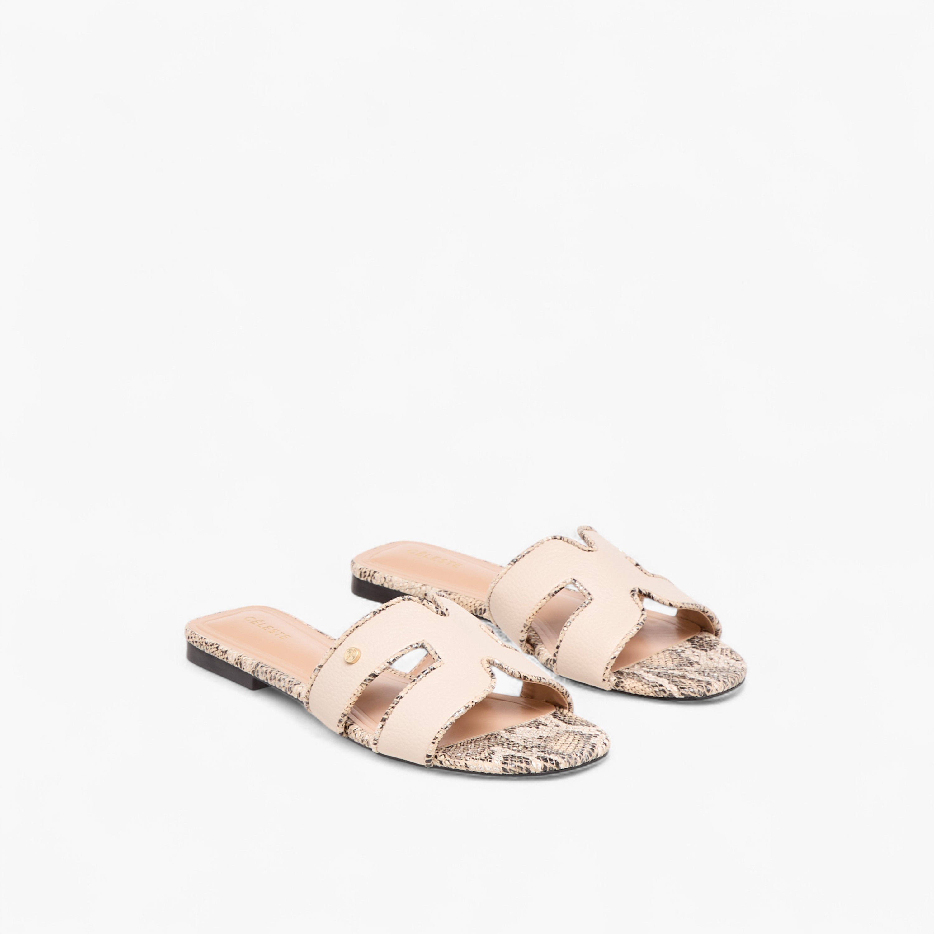 صندل مسطح سهل الارتداء بطبعات جلد حيوان للنساء من سيليست-women-shoes-flats-sandals-image-6