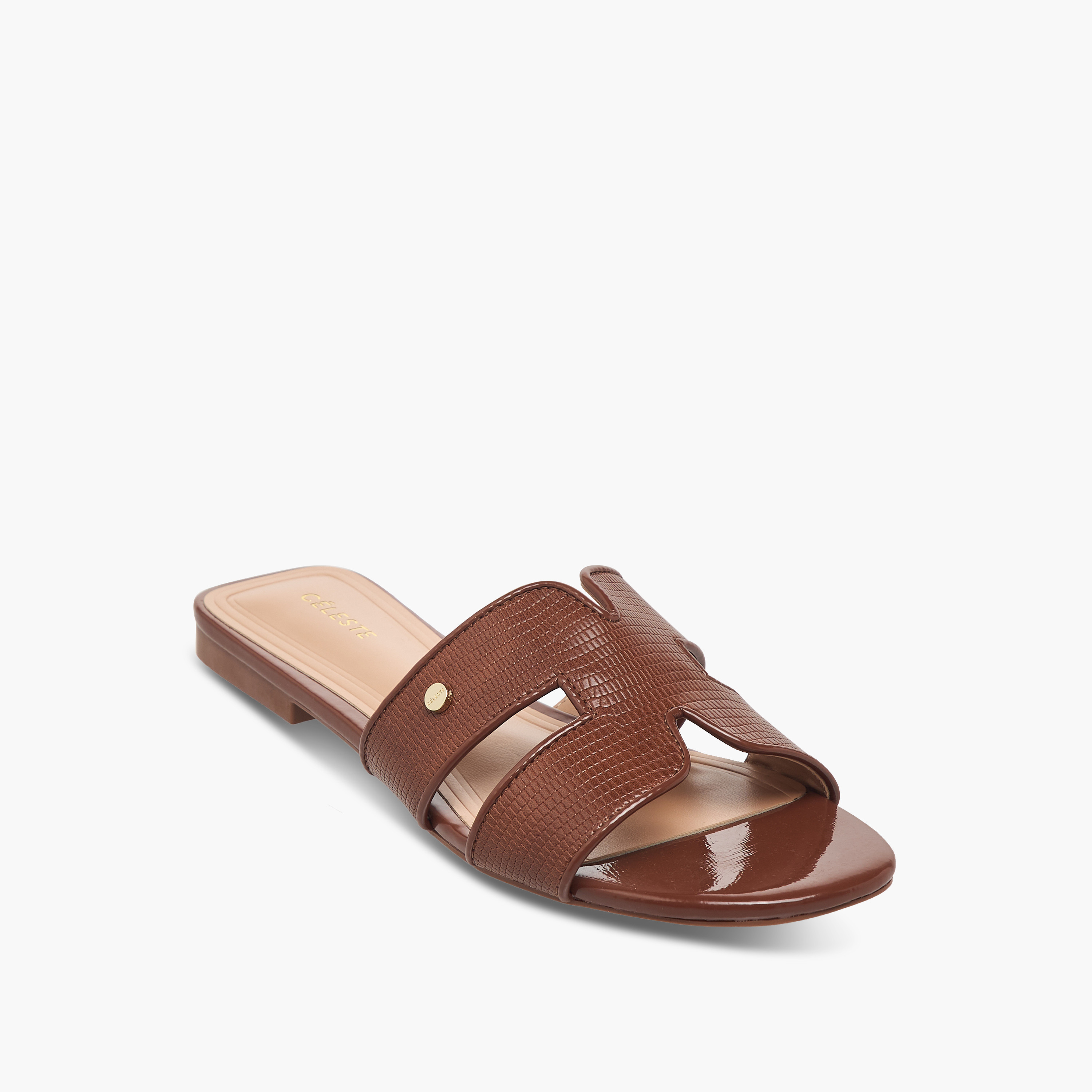 Celeste Women's Textured Slip-On Flat Sandals-women-shoes-flats-sandals-image-2