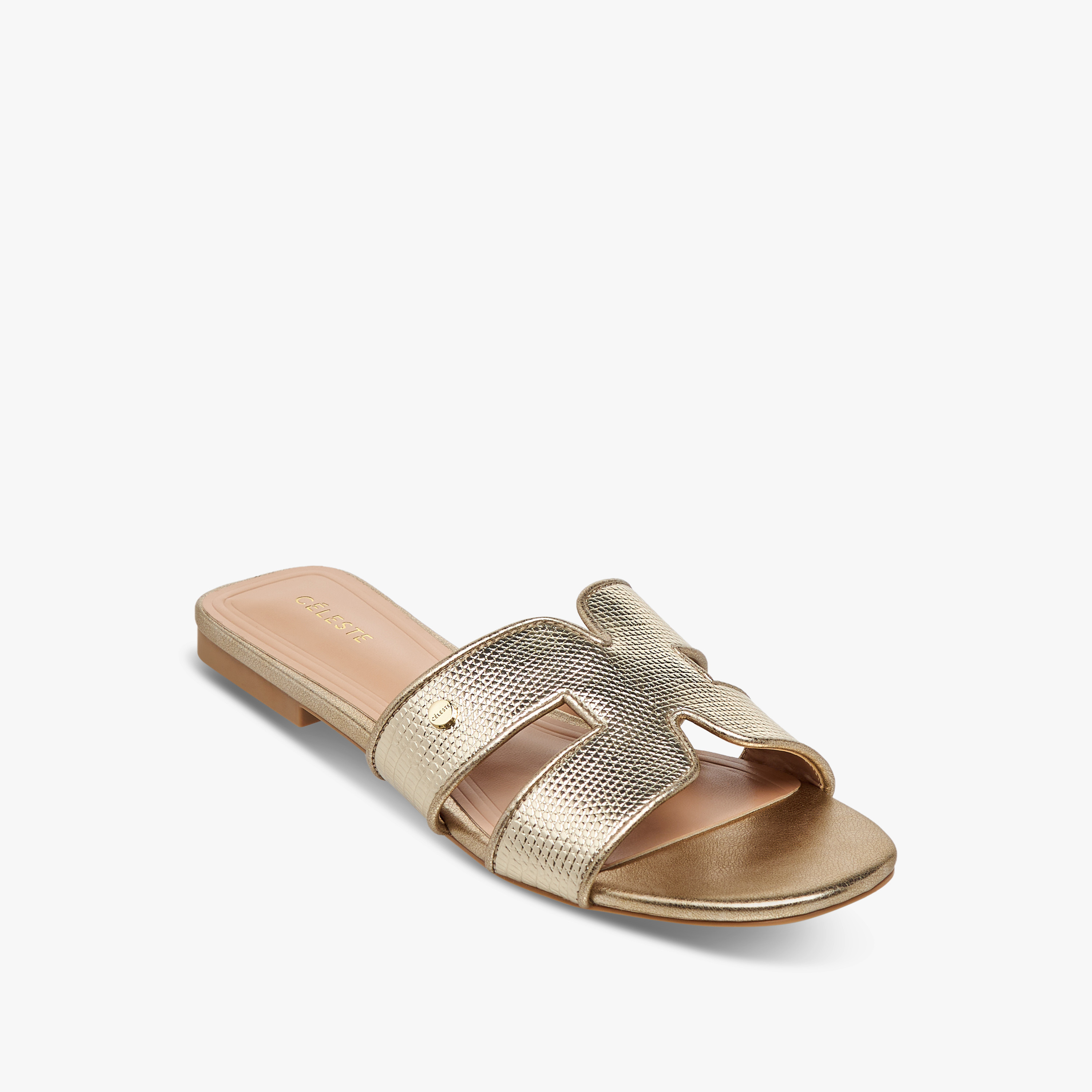صندل مسطح سهل الارتداء بارز الملمس للنساء من سيليست-women-shoes-flats-sandals-image-2