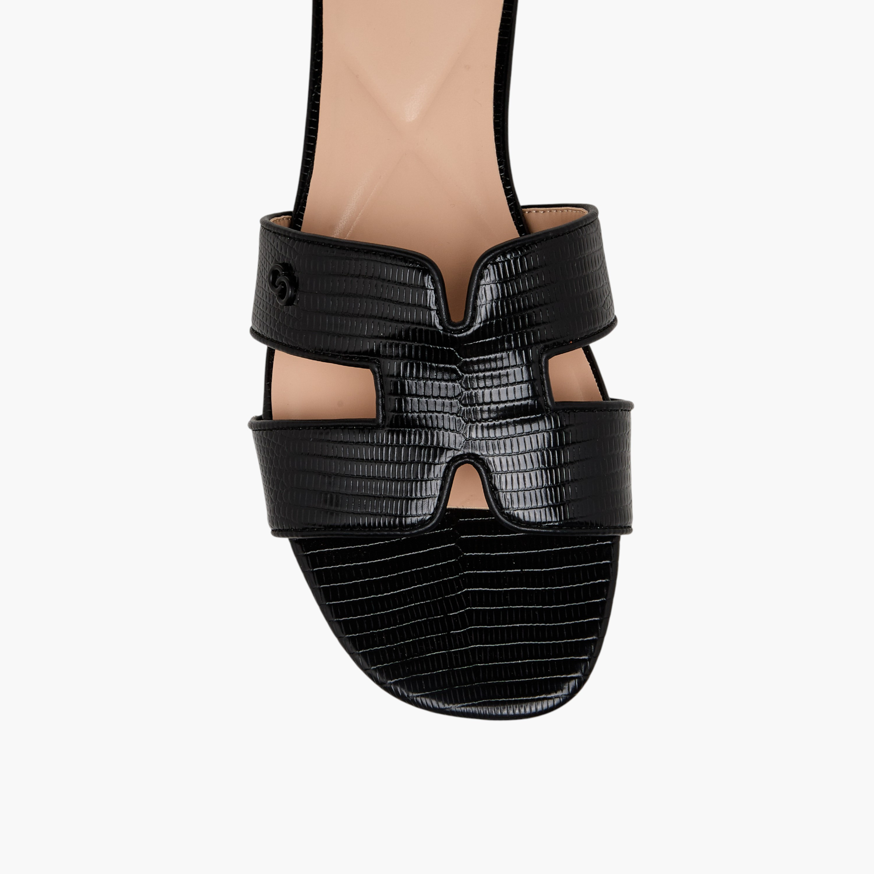 Celeste Women Animal Textured Slide Sandals-women-shoes-flats-sandals-image-4