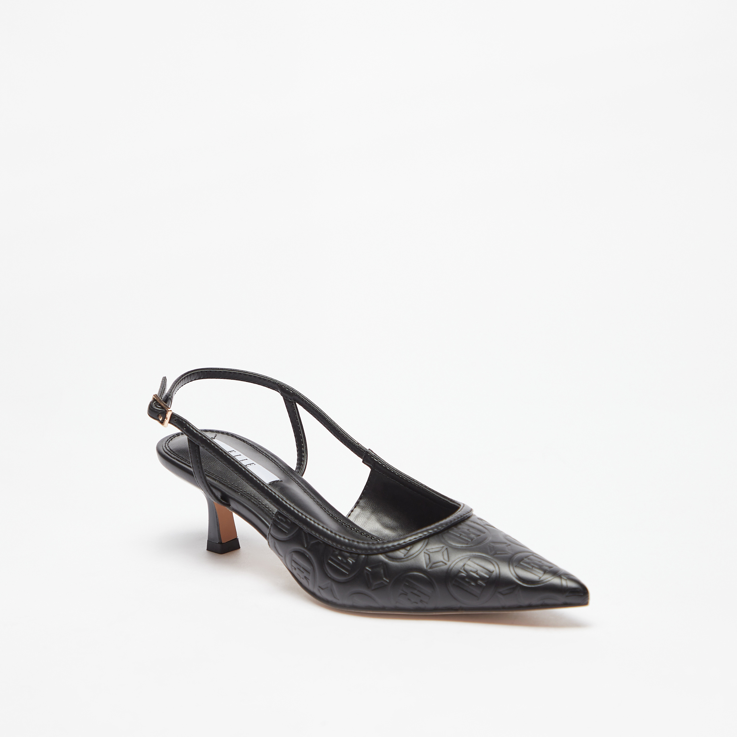 صندل بحزام خلفي وكعب صغير وإبزيم إغلاق للنساء من سيليست-women-shoes-heels-image-1