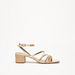 Celeste Women's Embellished Strap Sandals with Block Heels and Buckle Closure-Women%27s Heel Sandals-thumbnail-1