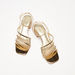 Celeste Women's Embellished Strap Sandals with Block Heels and Buckle Closure-Women%27s Heel Sandals-thumbnailMobile-2