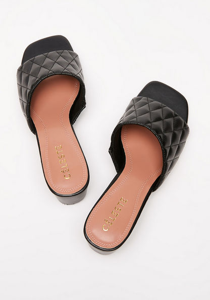 Celeste Woman's Slip-On Sandals with Wedge Heel-Women%27s Heel Sandals-image-1