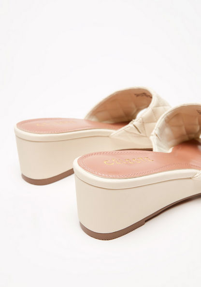 Celeste Woman's Slip-On Sandals with Wedge Heel