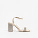 Celeste Women's Solid Ankle Strap Sandals with Embellished Block Heels-Women%27s Heel Sandals-thumbnail-0