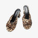 Haadana Animal Print Slip-On Sandals with Block Heels-Women%27s Heel Sandals-thumbnailMobile-2