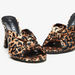 Haadana Animal Print Slip-On Sandals with Block Heels-Women%27s Heel Sandals-thumbnail-5