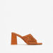Celeste Women's Slip-On Sandals with Weave Detail and Block Heels-Women%27s Heel Sandals-thumbnail-0