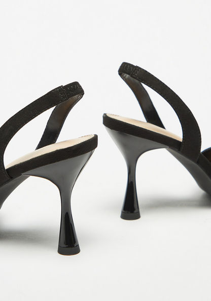 Celeste Women's Embellished Slingback Stiletto Heels-Women%27s Heel Shoes-image-5
