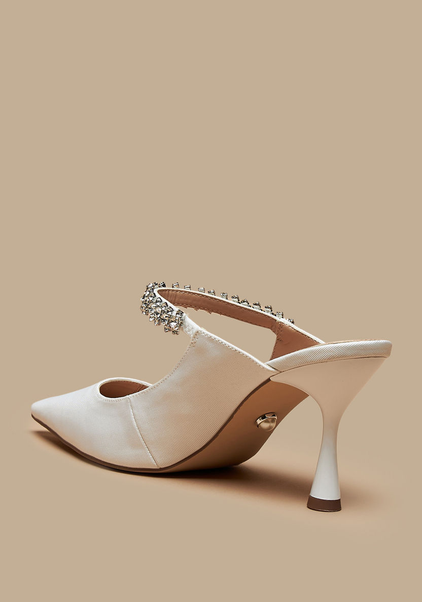 Celeste Women's Embellished Mules with Stiletto Heels-Women%27s Heel Shoes-image-2