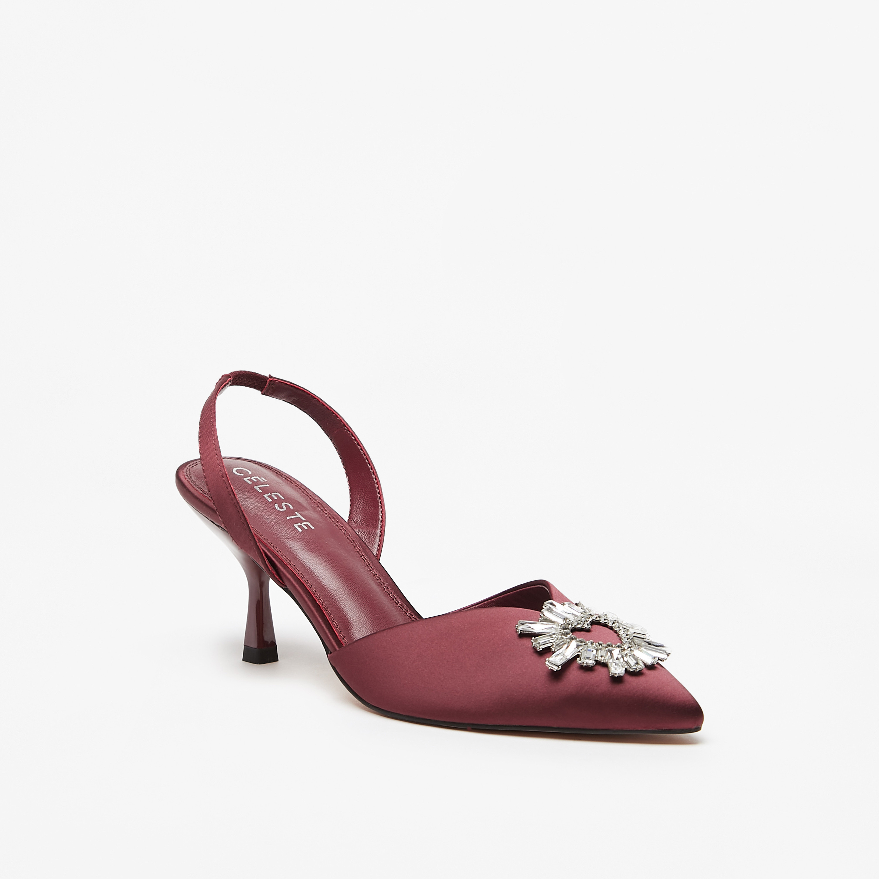 حذاء مزين بكعب ستيليتو للنساء من سيليست-women-shoes-heels-image-1