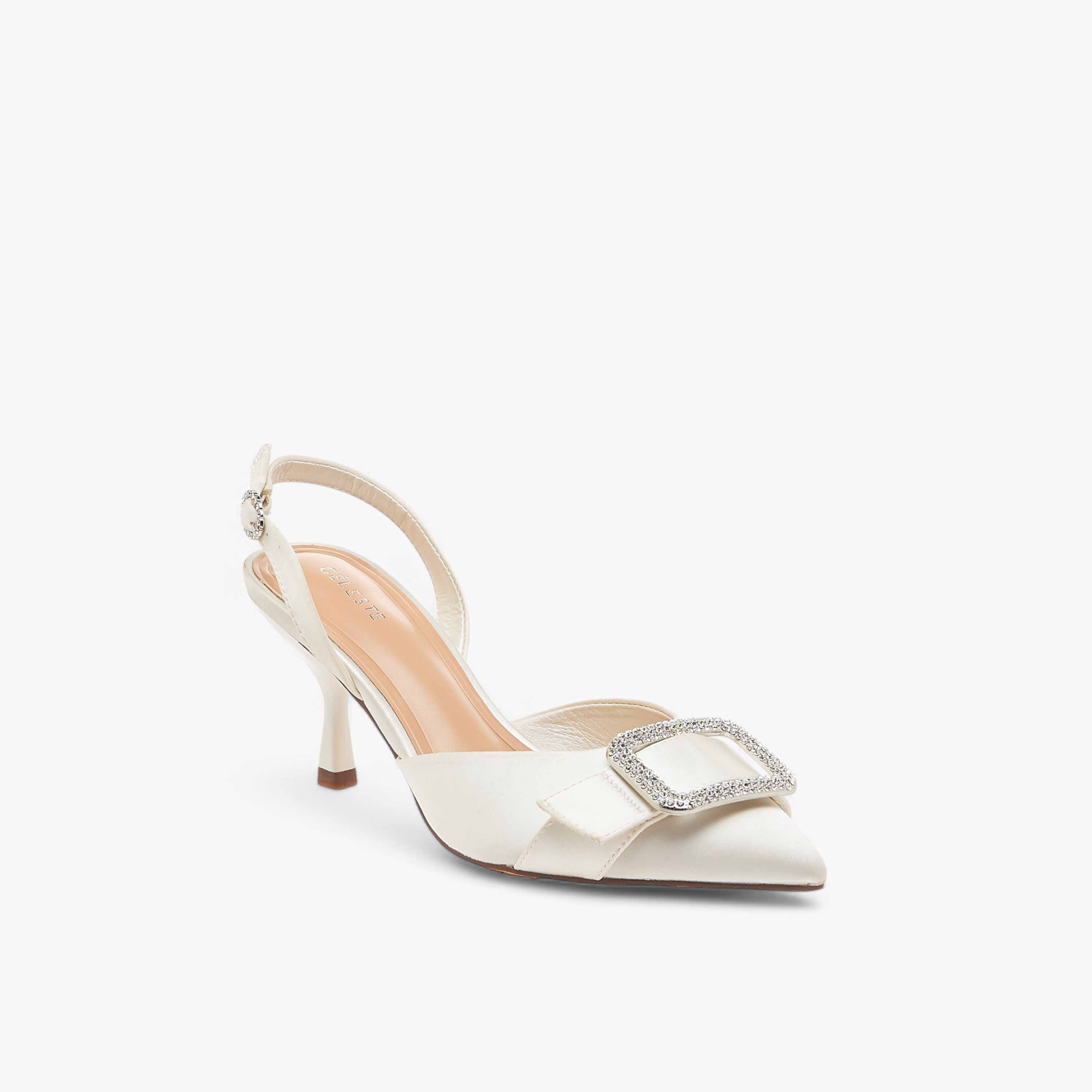 حذاء مزين بحزام خلفي وكعب رفيع وإبزيم إغلاق للنساء من سيليست-women-shoes-sandals-heeled-image-7