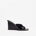 Haadana Textured Square Toe Slip-On Sandals with Wedge Heels-Women%27s Heel Sandals-thumbnailMobile-0