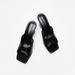 Haadana Textured Square Toe Slip-On Sandals with Wedge Heels-Women%27s Heel Sandals-thumbnailMobile-2