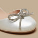 Little Missy Bow Accent Ballerina Shoes with Hook and Loop Closure-Girl%27s Ballerinas-thumbnailMobile-4