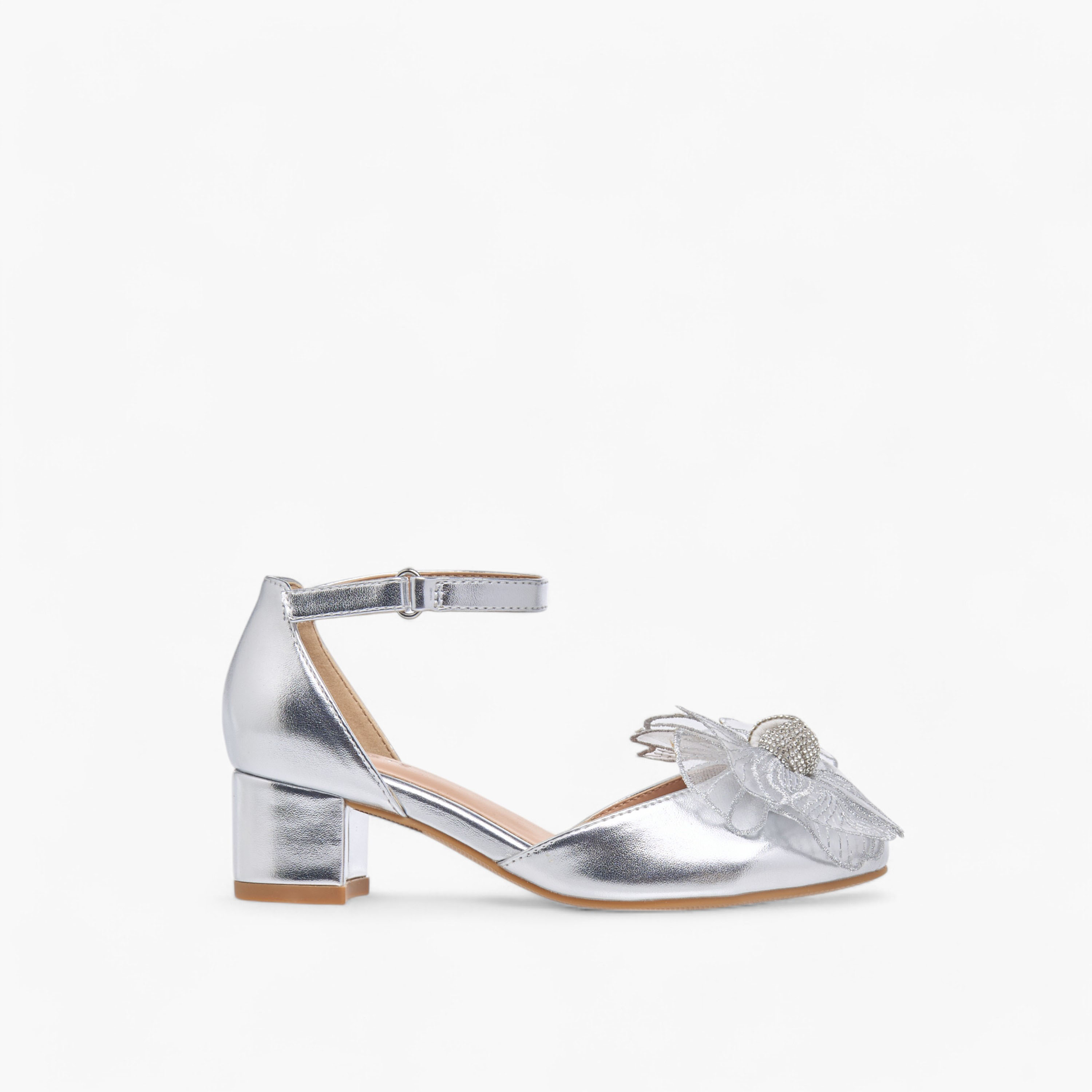 حذاء بزينة زهرية وشريط إغلاق للبنات من سيليست-girls-shoes-sandals-image-8