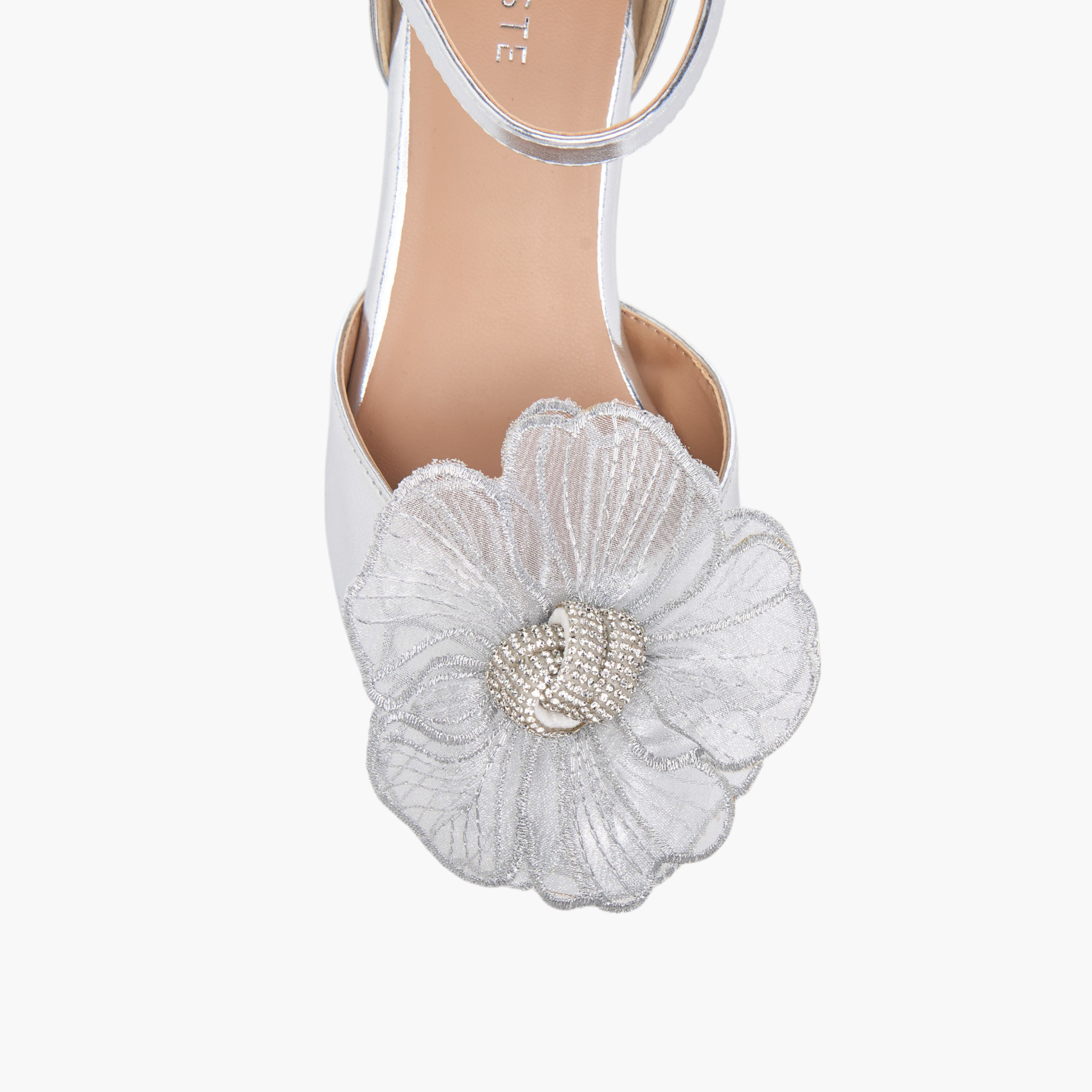 حذاء بزينة زهرية وشريط إغلاق للبنات من سيليست-girls-shoes-sandals-image-9