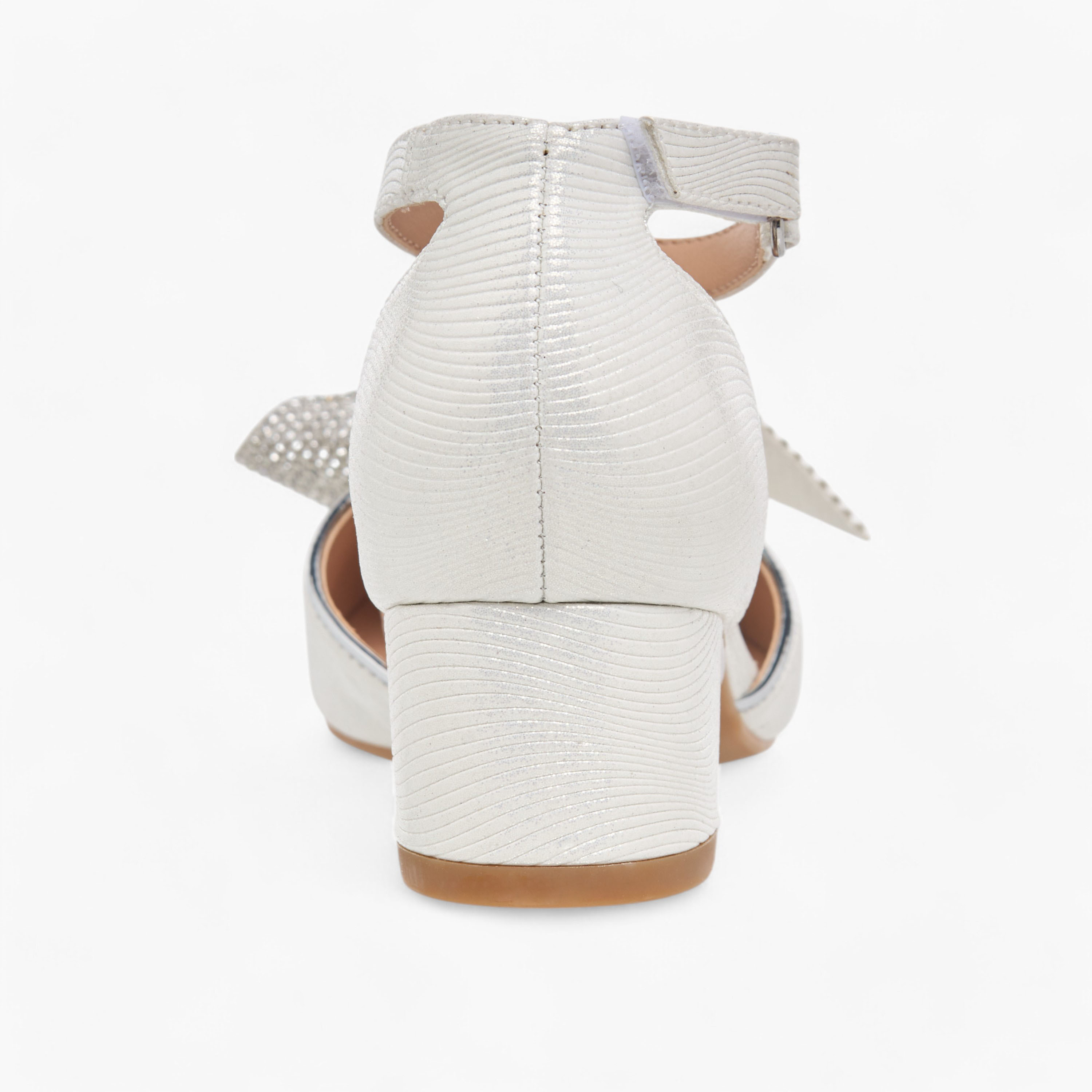 حذاء بكعب سميك مزيّن بفيونكة وشريط إغلاق لاصق للبنات من سيليست-girls-shoes-sandals-image-5