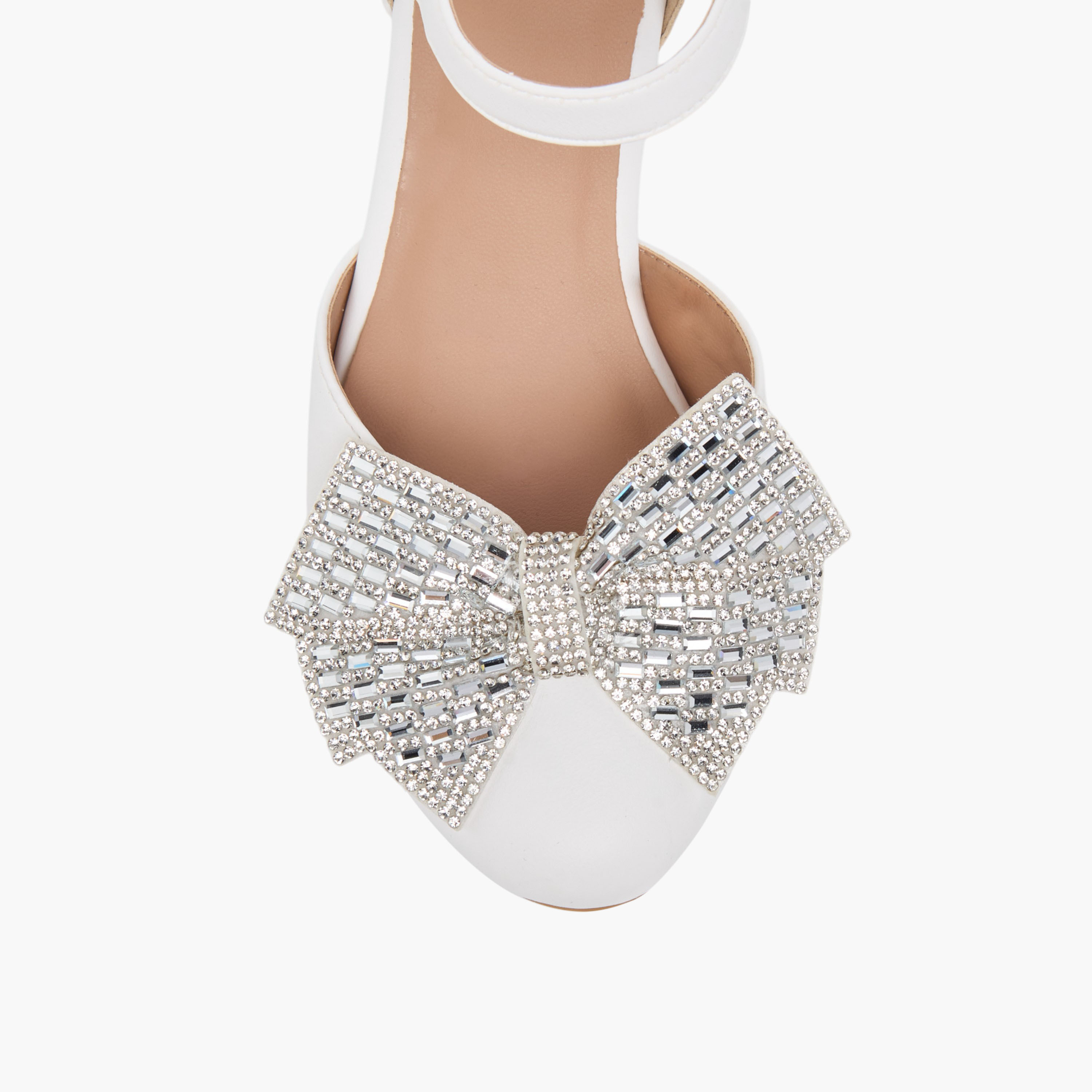 حذاء بكعب سميك مزين بفيونكة وبشريط إغلاق لاصق للبنات من سيليست-girls-shoes-sandals-image-4
