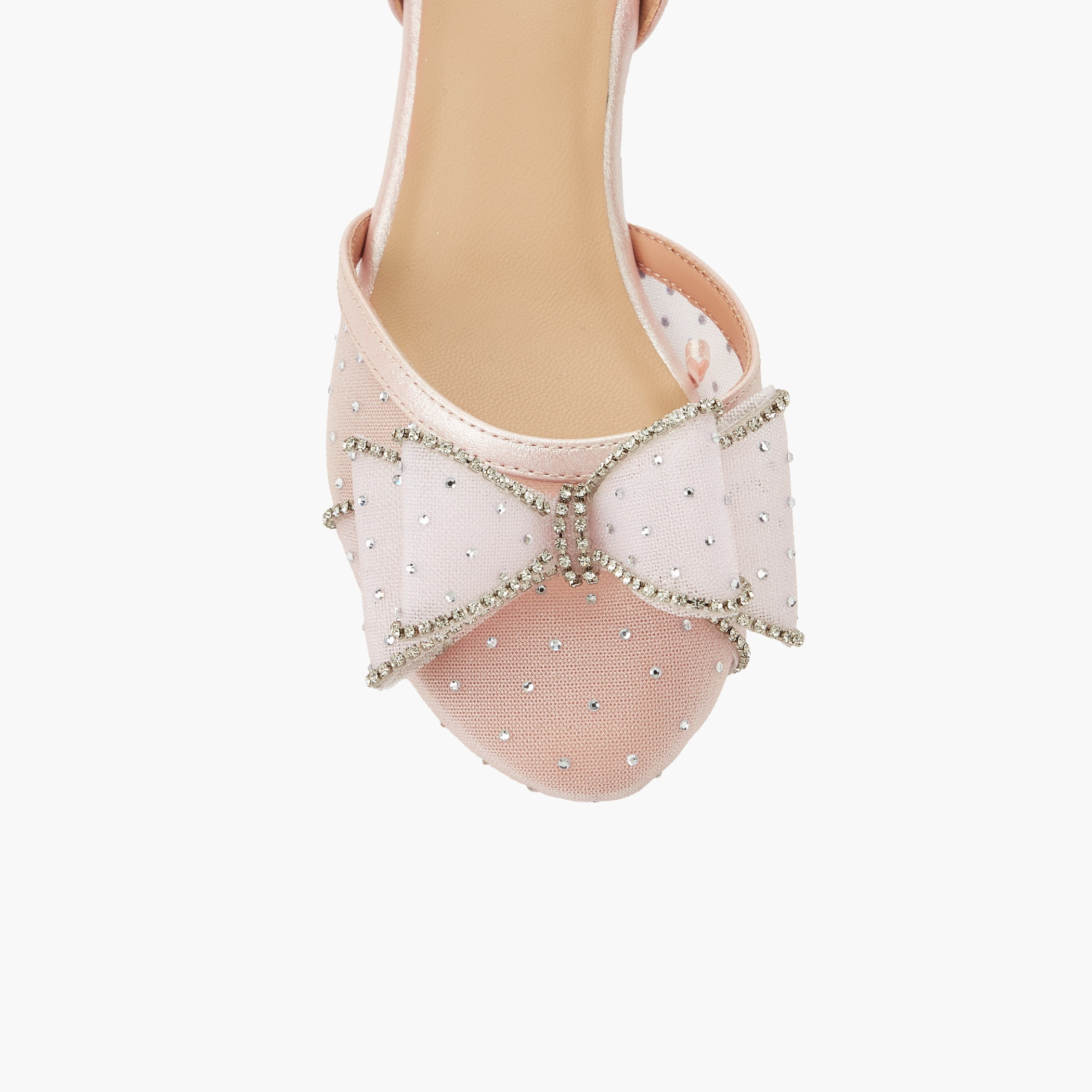 Celeste Girls Bow Embellished Block Heel Shoes-girls-shoes-sandals-image-5