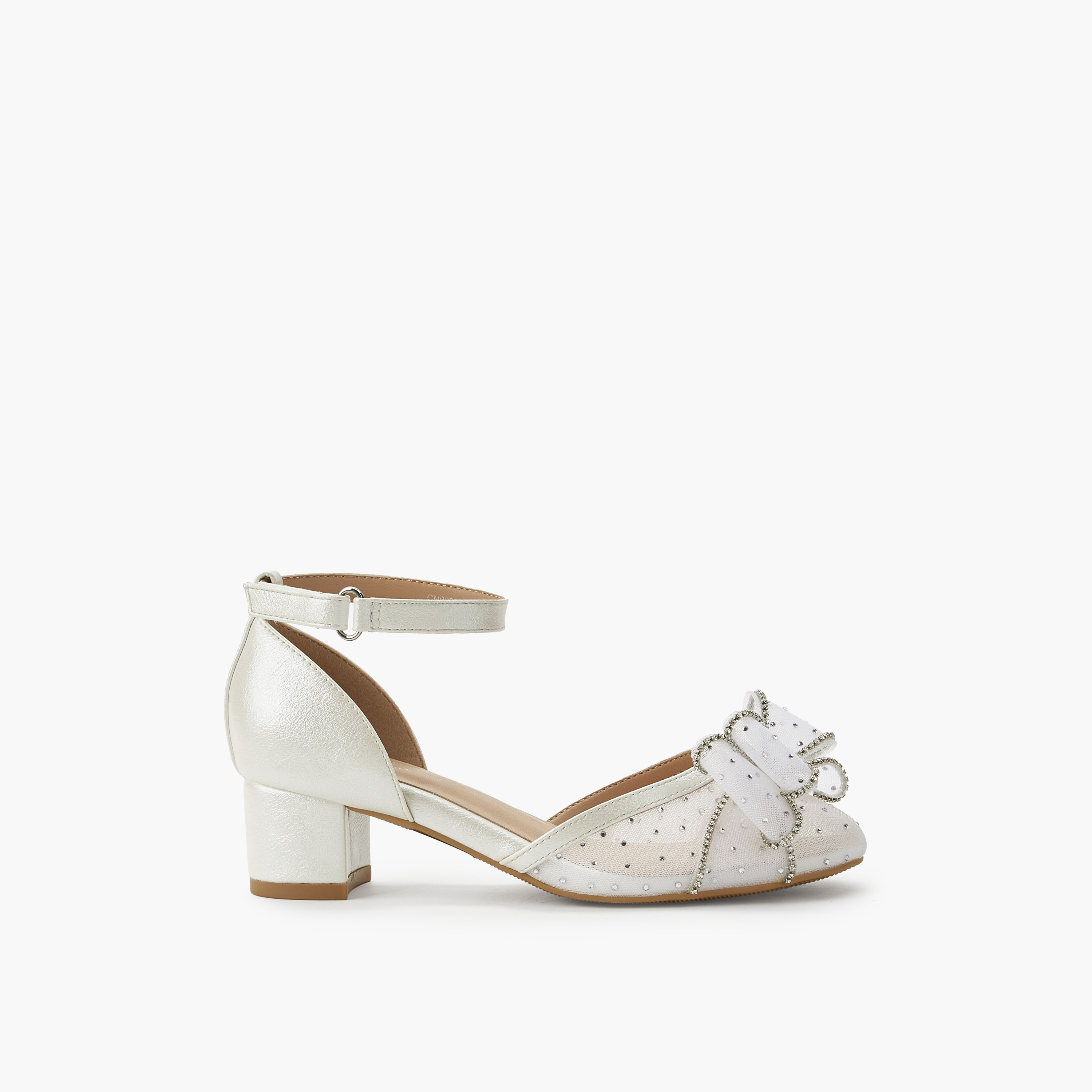 حذاء مزين بكعب سميك للبنات من سيليست-girls-shoes-sandals-image-3