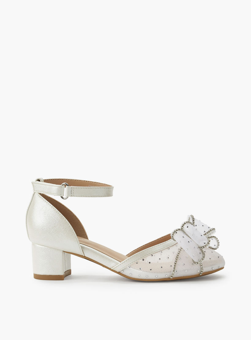حذاء مزين بكعب سميك للبنات من سيليست-girls-shoes-sandals-image-3
