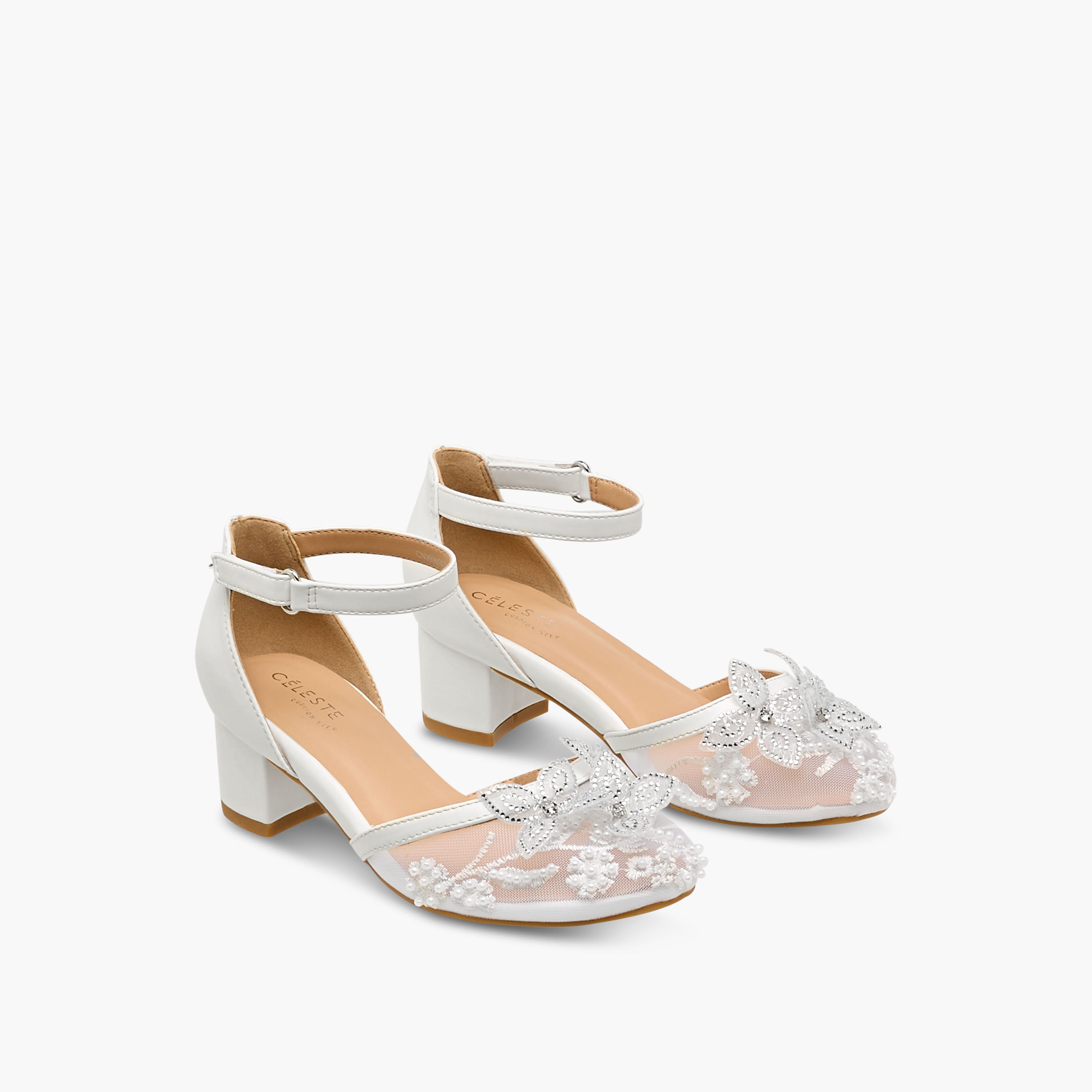 Celeste Girls Block Heel Sandals-girls-shoes-sandals-image-1