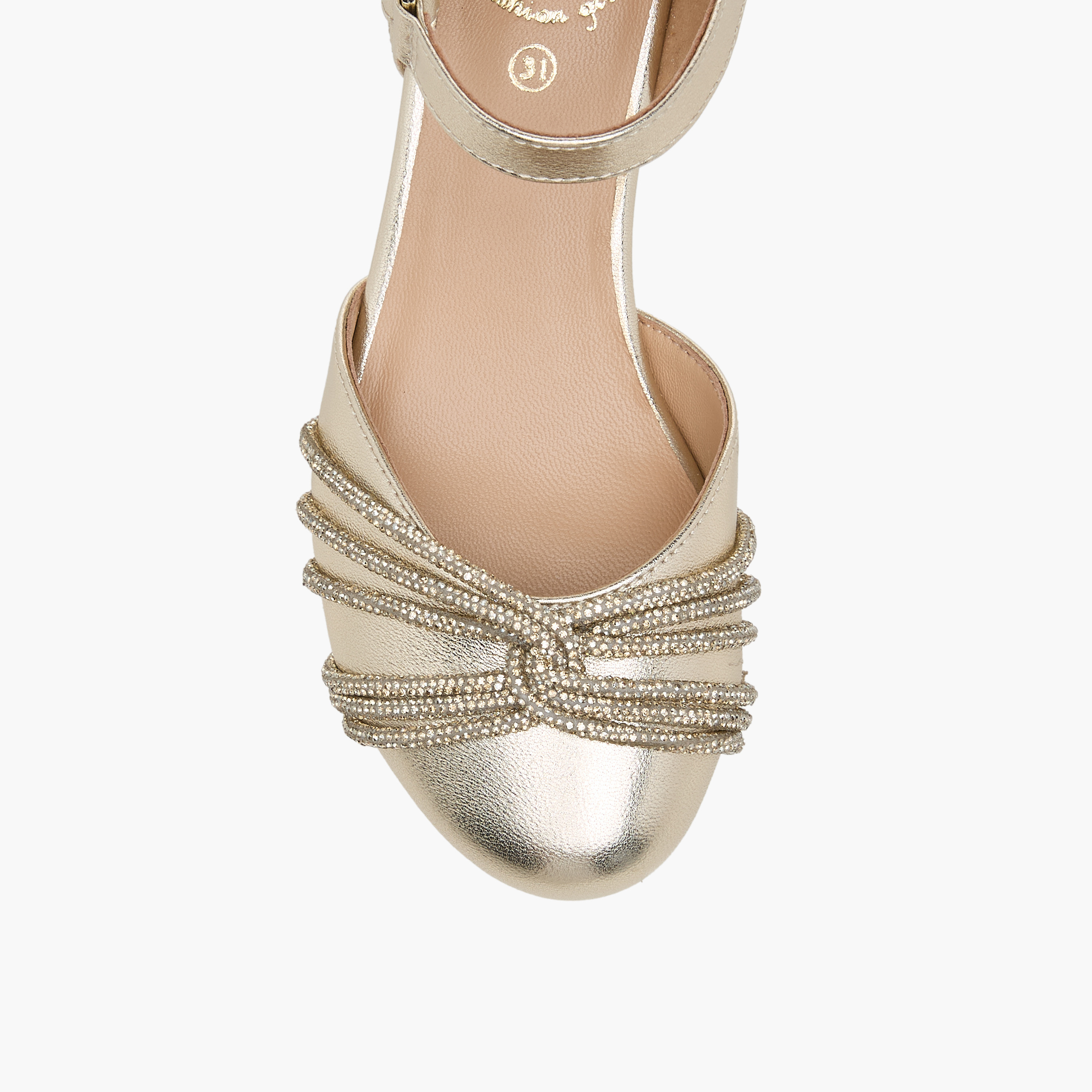 Pablosky Girls Embellished Block Heel Shoes-girls-shoes-sandals-image-4