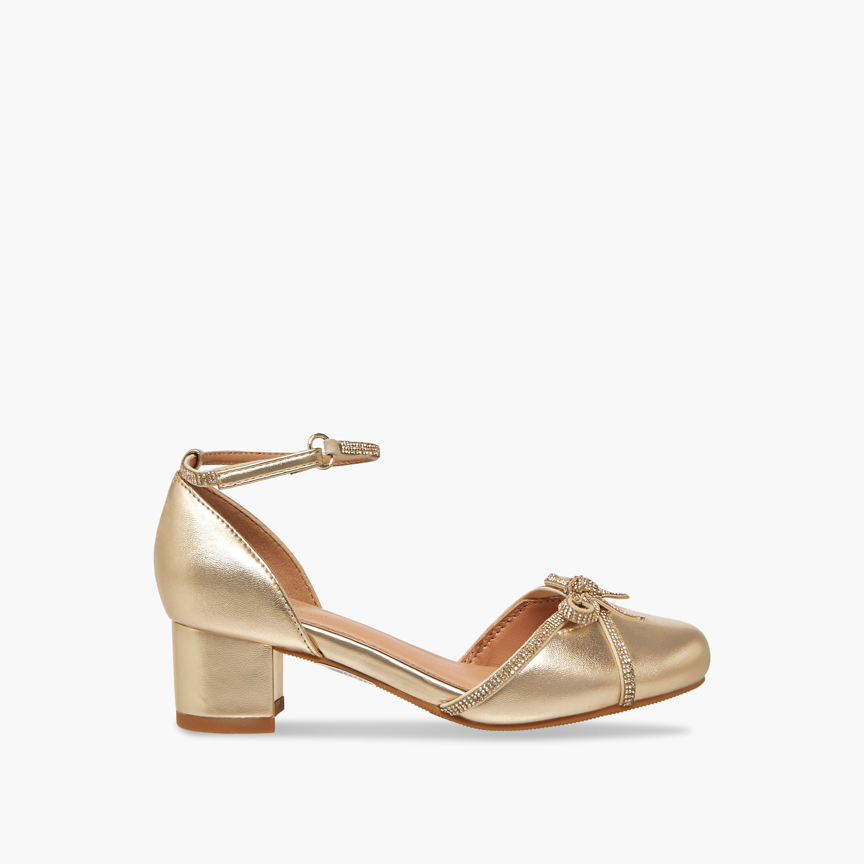 Celeste Girls Block Heel Sandals-girls-shoes-sandals-image-4
