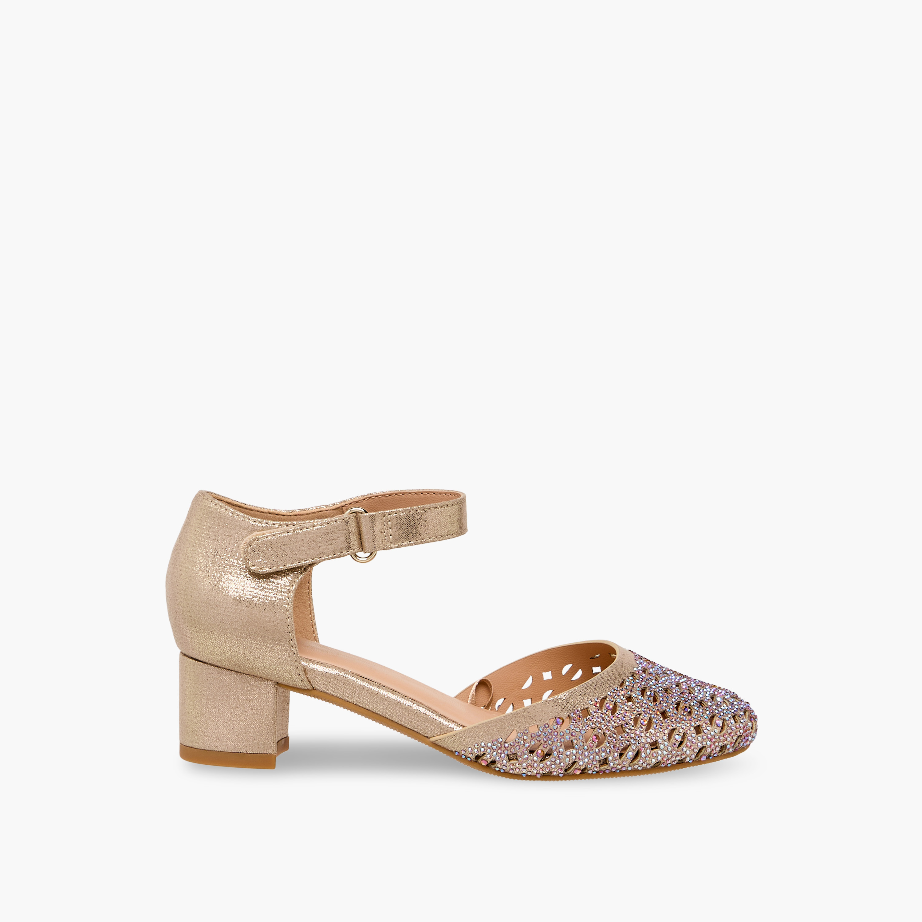 صندل مزين بكعب سميك للبنات من سيليست-girls-shoes-sandals-image-3