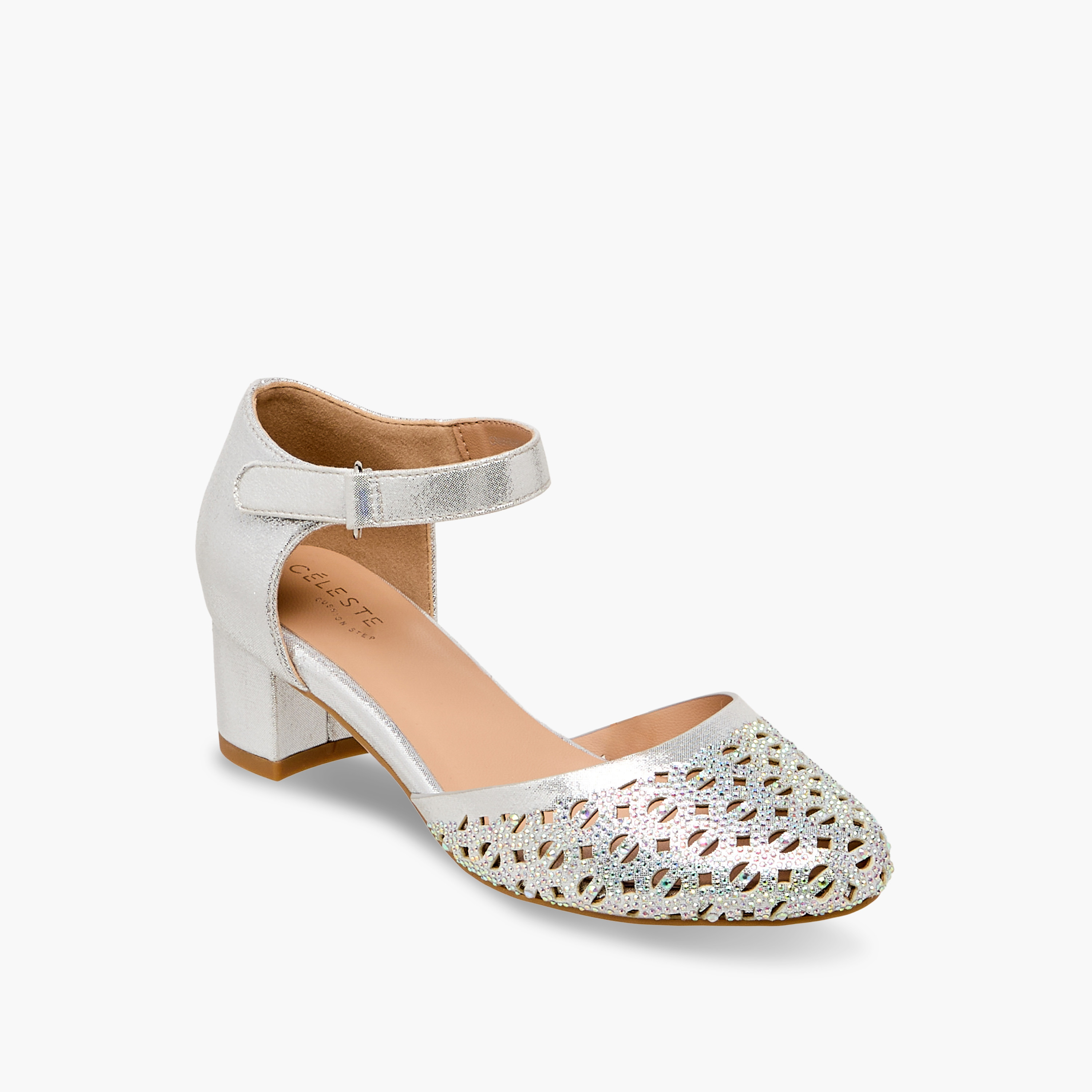 صندل مزين بكعب سميك للبنات من سيليست-girls-shoes-sandals-image-2