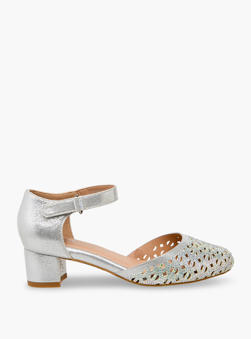 صندل مزين بكعب سميك للبنات من سيليست-girls-shoes-sandals-image-3